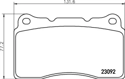 Wyprzedaż MDB1859 F4R 16.00 MINTEX KLOCKI HAMULCOWE