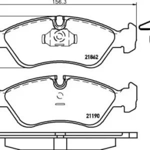 Nowość MDB1889 M1144 MINTEX KLOCKI HAMULCOWE