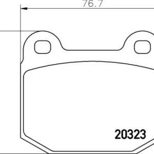 Tylko dziś MDB1890 M1144 MINTEX KLOCKI HAMULCOWE