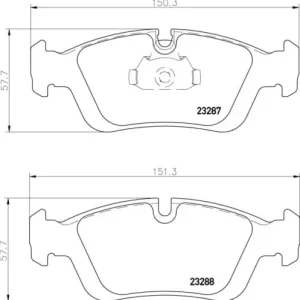 Premium MDB1901 M1144 MINTEX KLOCKI HAMULCOWE