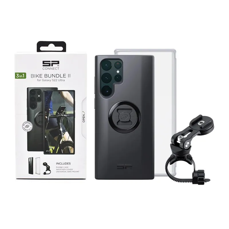 Wysoka jakość Zestaw SP Connect Bike Bundle II, uchwyt + etui do Samsung S22 Ultra