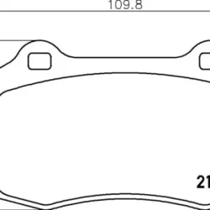 Premium MDB1968 F4R 17.50 MINTEX KLOCKI HAMULCOWE