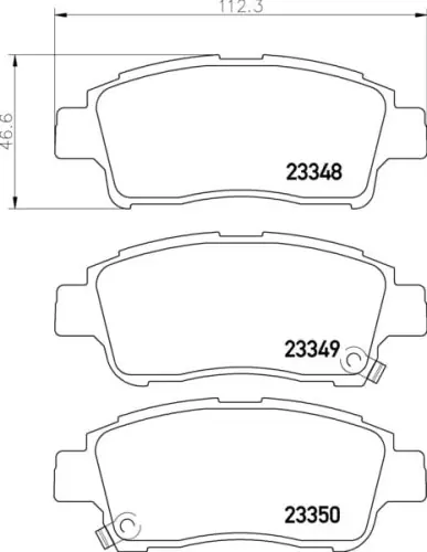 Ekspresowa dostawa MDB2006 M1144 MINTEX KLOCKI HAMULCOWE