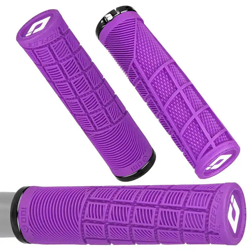 Tylko dziś Chwyty przykręcane ODI Reflex 33,5x135 mm, fioletowe, czarna obejma