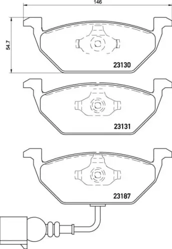 MDB2041 M1144 MINTEX KLOCKI HAMULCOWE Oferta