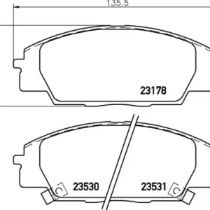 Ekspresowa dostawa MDB2044 F4R 16.50 MINTEX KLOCKI HAMULCOWE