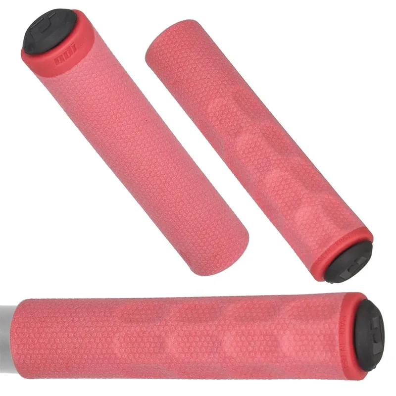 Zamów teraz Chwyty kierownicy ODI F-1 Series Vapor Grip, czerwone, czarne korki