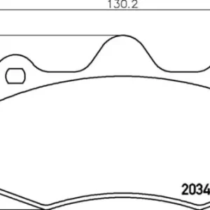 Ekspresowa dostawa MDB2207 M1144 MINTEX KLOCKI HAMULCOWE