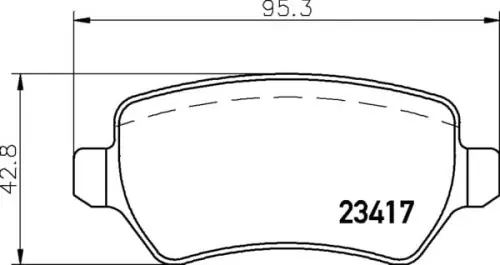 MDB2223 M1144 MINTEX KLOCKI HAMULCOWE Zwrot pieniędzy