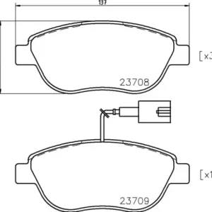 Niska cena MDB2240 M1155 MINTEX KLOCKI HAMULCOWE