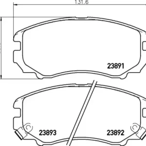 MDB2267 M1144 MINTEX KLOCKI HAMULCOWE Najlepsza cena