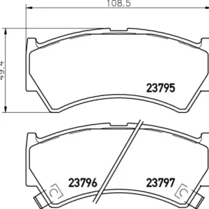 Nowość MDB2056 M1144 MINTEX KLOCKI HAMULCOWE