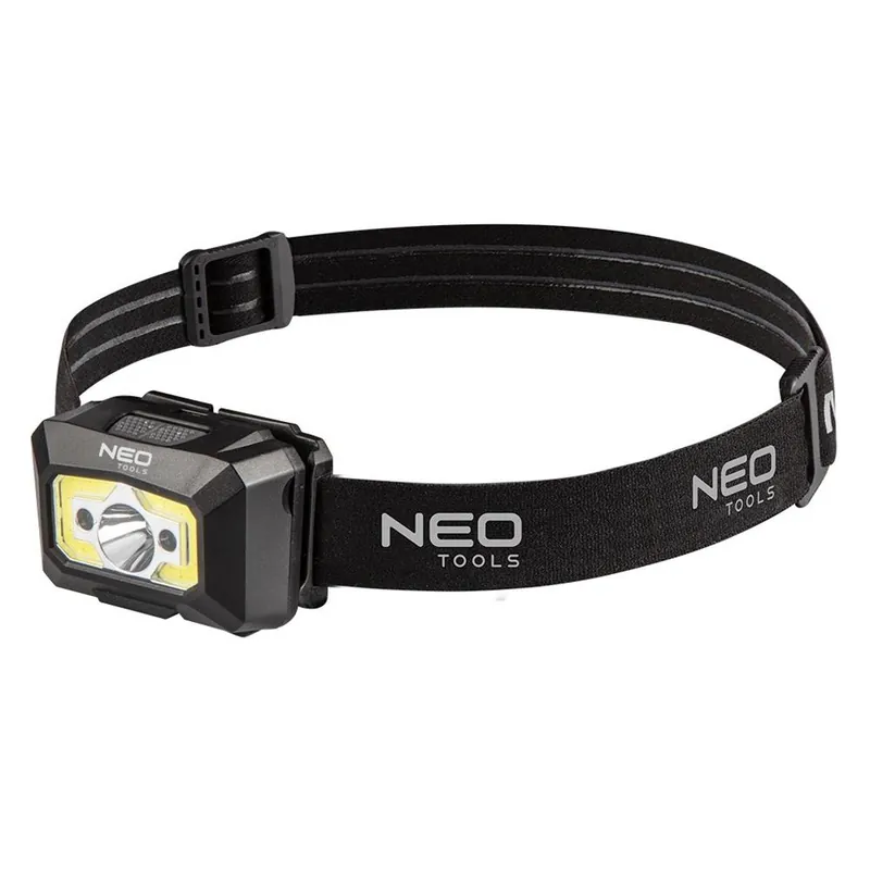 Latarka czołowa Neo Tools, akumulatorowa, USB, 250 lm COB LED + czujnik ruchu Oryginalny