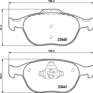 Oferta limitowana MDB2272 M1155 MINTEX KLOCKI HAMULCOWE