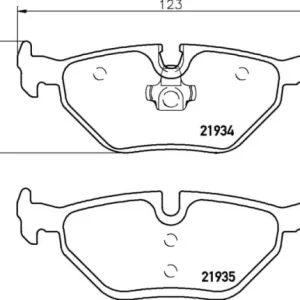 Tani MDB2341 M1144 MINTEX KLOCKI HAMULCOWE