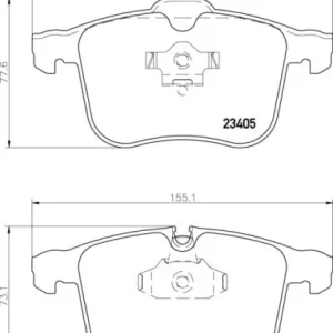 Tylko dziś MDB2547 M1144 MINTEX KLOCKI HAMULCOWE