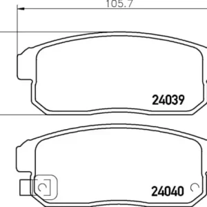 MDB2588 M1155 MINTEX KLOCKI HAMULCOWE Zwrot pieniędzy