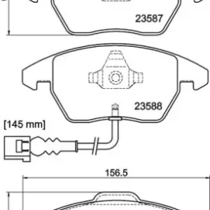 MDB2604 F2R 20.30 MINTEX KLOCKI HAMULCOWE Premium