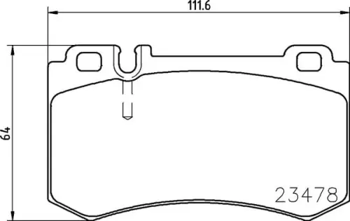Ostatnia szansa MDB2621 M1144 MINTEX KLOCKI HAMULCOWE