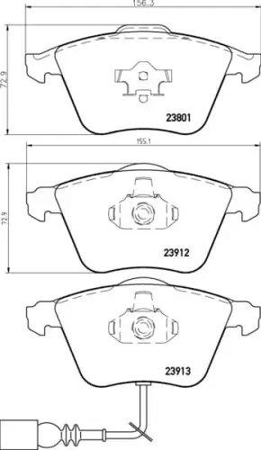MDB2677 M1144 MINTEX KLOCKI HAMULCOWE Popularny