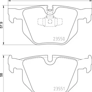 MDB2717 M1144 MINTEX KLOCKI HAMULCOWE Nowość
