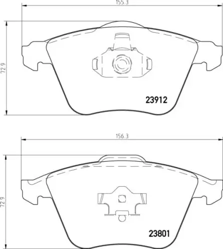 Rabat MDB2749 M1144 MINTEX KLOCKI HAMULCOWE