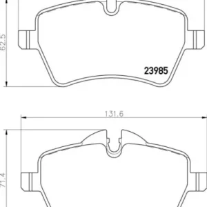 Zwrot pieniędzy MDB2816 F4R 17.90 MINTEX KLOCKI HAMULCOWE
