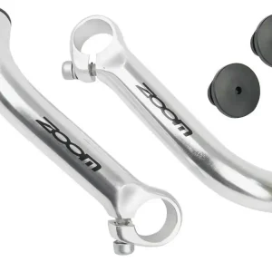 Tani Rogi kierownicy Zoom MT-30A, aluminium, srebrne