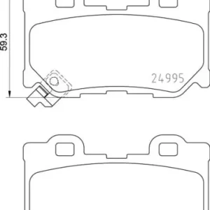 Oferta MDB3110 M1155 MINTEX KLOCKI HAMULCOWE