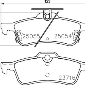Premium MDB3291 M1144 MINTEX KLOCKI HAMULCOWE