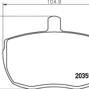 Zwrot pieniędzy MDB461 F4R 17.00 MINTEX KLOCKI HAMULCOWE