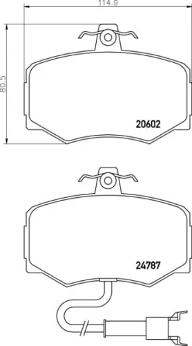 MGB461 M1144 MINTEX KLOCKI HAMULCOWE Niska cena