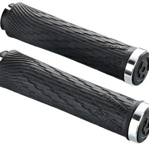 Chwyty kierownicy Sram 125 mm czarne ze srebrną obejmą i korkami Ostatnia szansa
