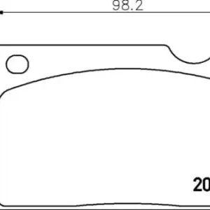 Popularny MGB576 F4R 16.00 MINTEX KLOCKI HAMULCOWE
