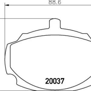 Darmowa dostawa MLB10 M1155MINTEX KLOCKI HAMULCOWE