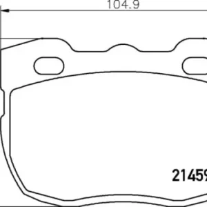 MLB115 M1155 MINTEX KLOCKI HAMULCOWE Bezpieczna płatność