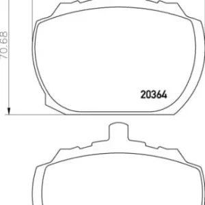 Oferta MLB40 F6R 15.50 MINTEX KLOCKI HAMULCOWE