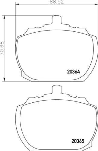 Oferta MLB40 F6R 15.50 MINTEX KLOCKI HAMULCOWE