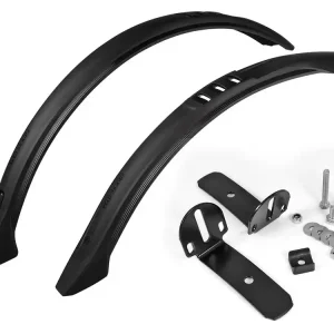 Błotniki Rowerowe VELO 55 KIDS 20" czarne zestaw Promocja