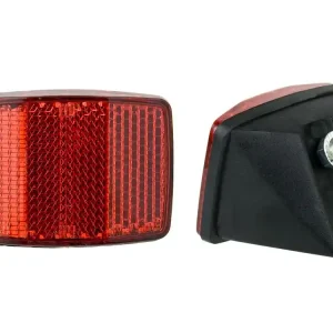 Odblask tylny kwadratowy na błotnik czerwony Darmowa dostawa