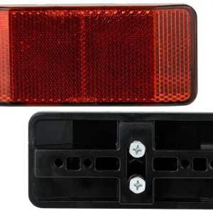 Odblask tylny prostokątny na bagażnik czerwony Bezpieczna płatność