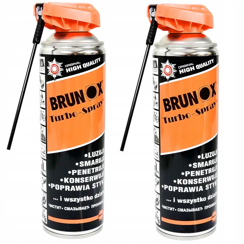 2x Brunox Turbo-Spray 500 ml Zwrot pieniędzy