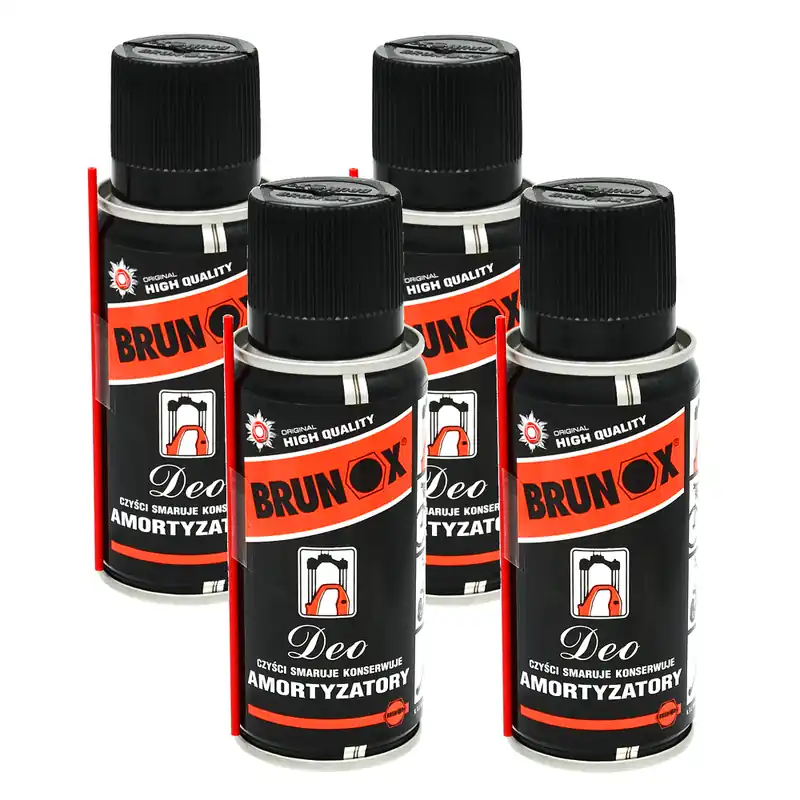 4x Brunox TS Deo do amortyzatorów 100 ml Wysoka jakość