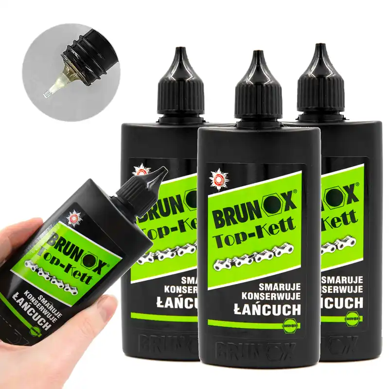 3x Smar olej do łańcucha Brunox Top Kett 100 ml Rabat