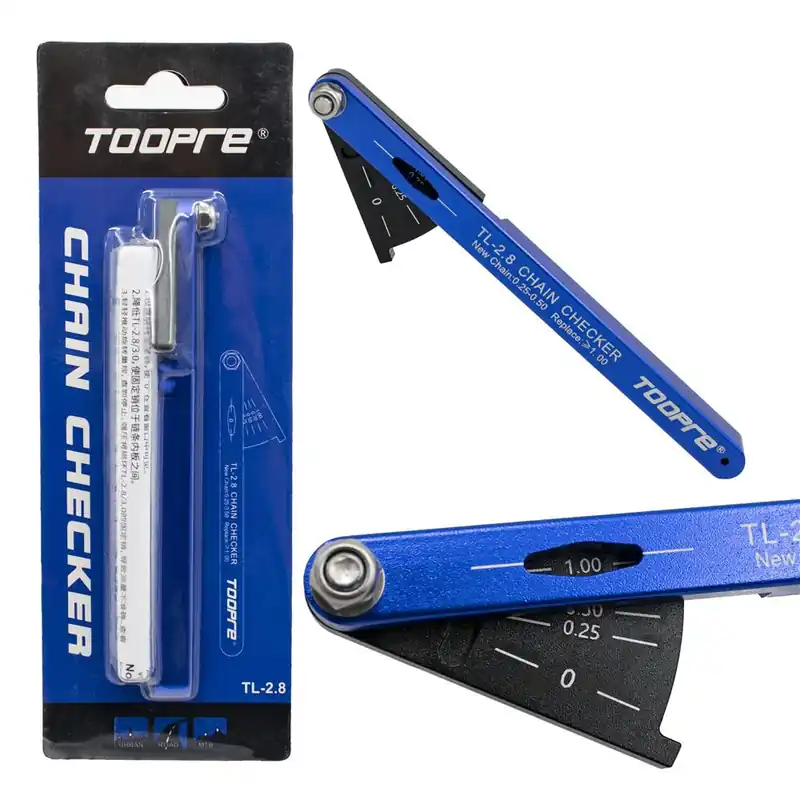 Ekspresowa dostawa Przymiar do łańcucha Toopre TL-2.8 do pomiaru zużycia łańcucha