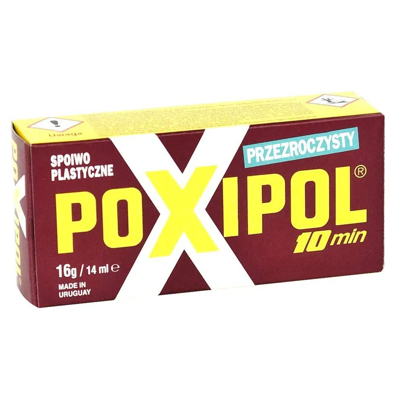 Klej dwuskładnikowy Poxipol 16g,przeźroczysty Oferta limitowana