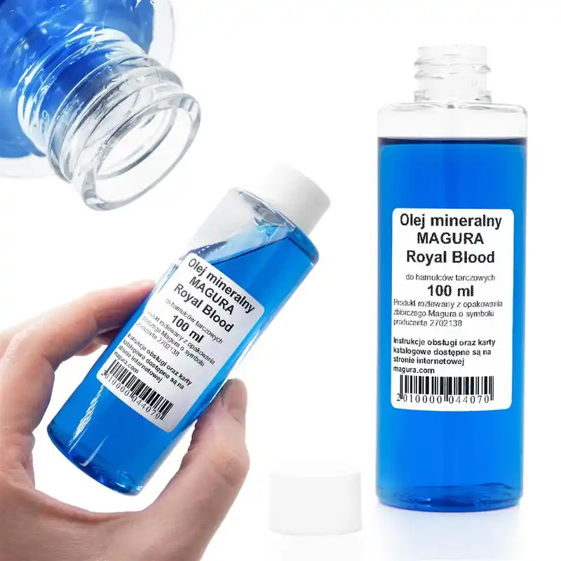 Olej mineralny Magura Royal Blood do hamulców hydraulicznych 100 ml- opakowanie zastępcze Szybka dostawa