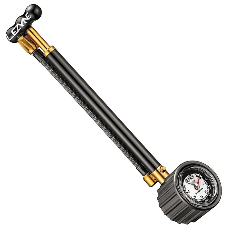 Pompka do amortyzatora Lezyne Shock Drive 400 PSI, czarno-złota Ostatnia szansa