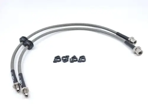 Przewody w oplocie na przednią oś do Mini Cooper S R53 - zaciski z R56 Kup teraz