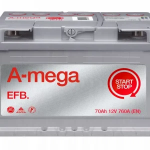 AMEGA EFB START&STOP 70AH 760A P+ Wyprzedaż